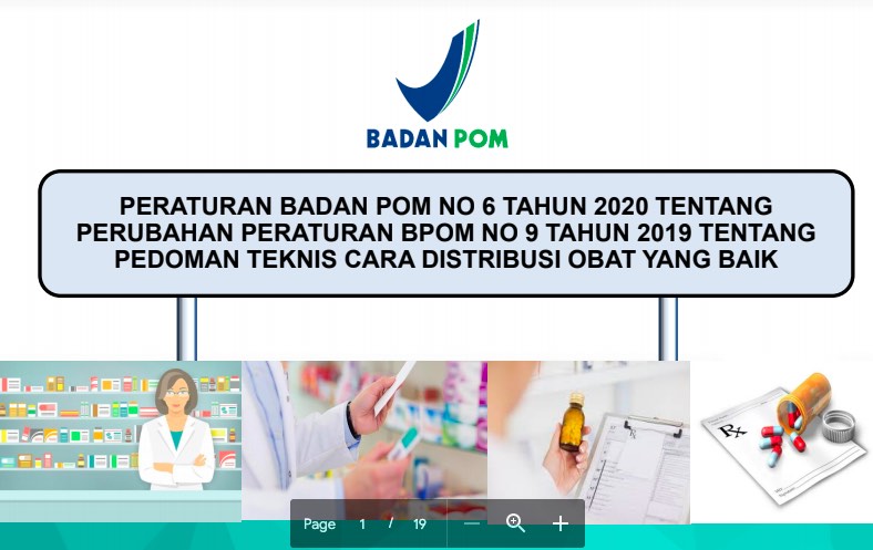 Peraturan BPOM No 6/2020 : Perubahan Pedoman Teknis CDOB – Gudang Ilmu ...